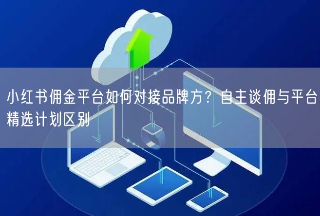 小红书佣金平台如何对接品牌方？自主谈佣与平台精选计划区别