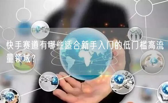 快手赛道有哪些适合新手入门的低门槛高流量领域？