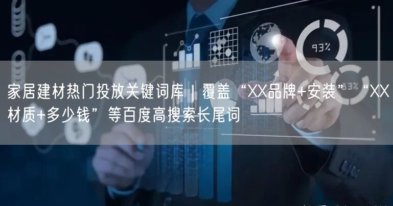 家居建材热门投放关键词库｜覆盖“XX品牌+安装”“XX材质+多少钱”等百度高搜索